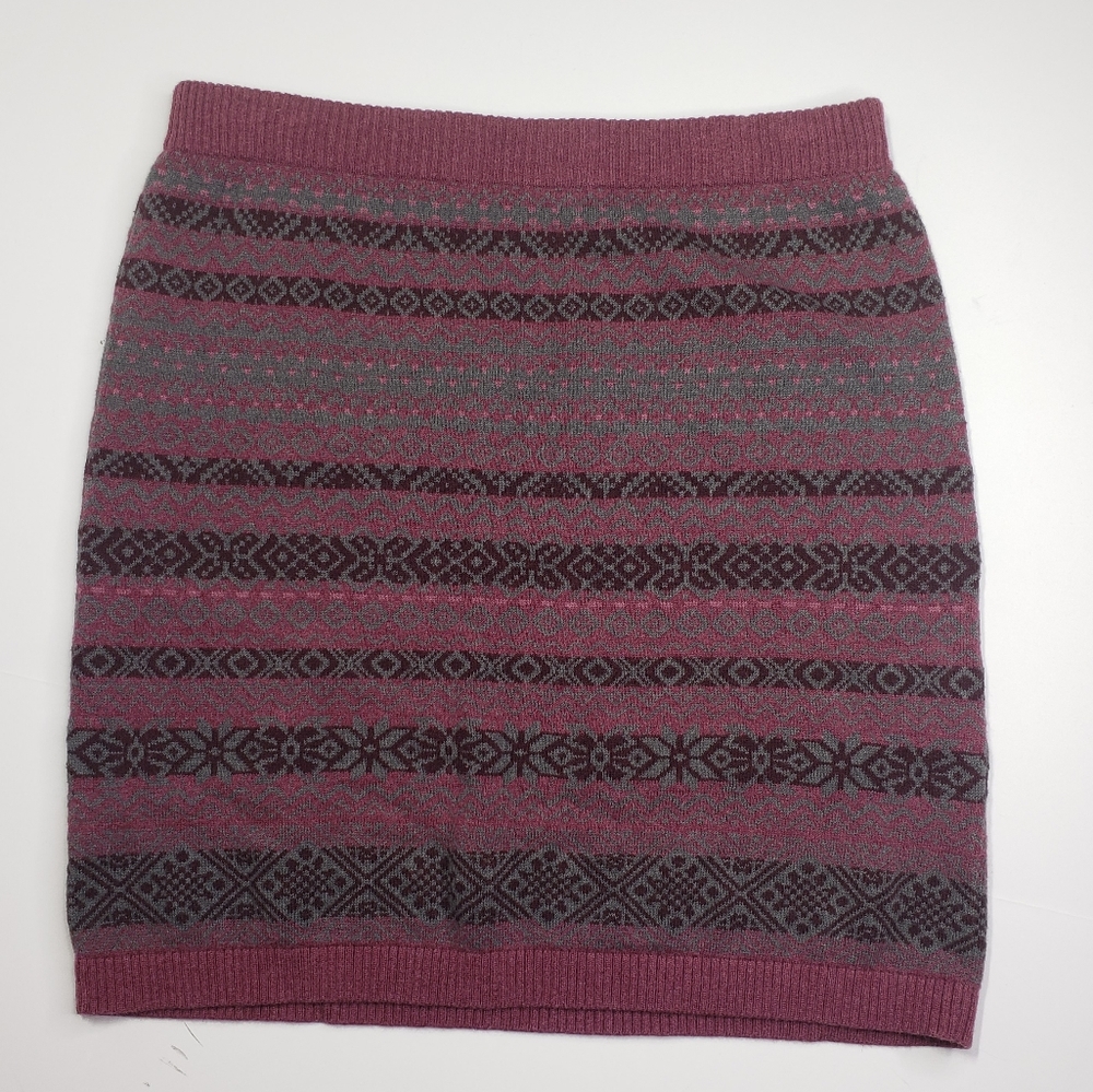 J. Jill Geometric Print Skirt